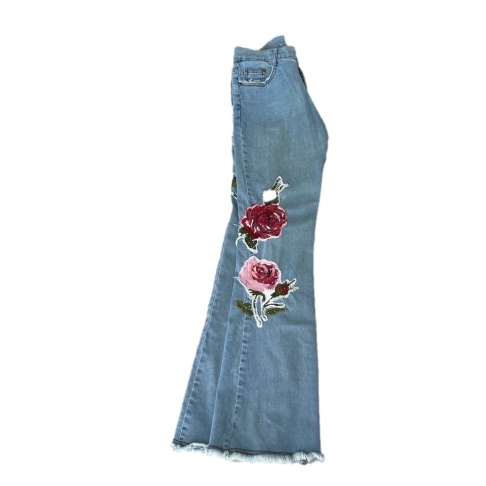 AZI DENIM JEANS EMBELISHED SZ 28 - Picture 5 of 12